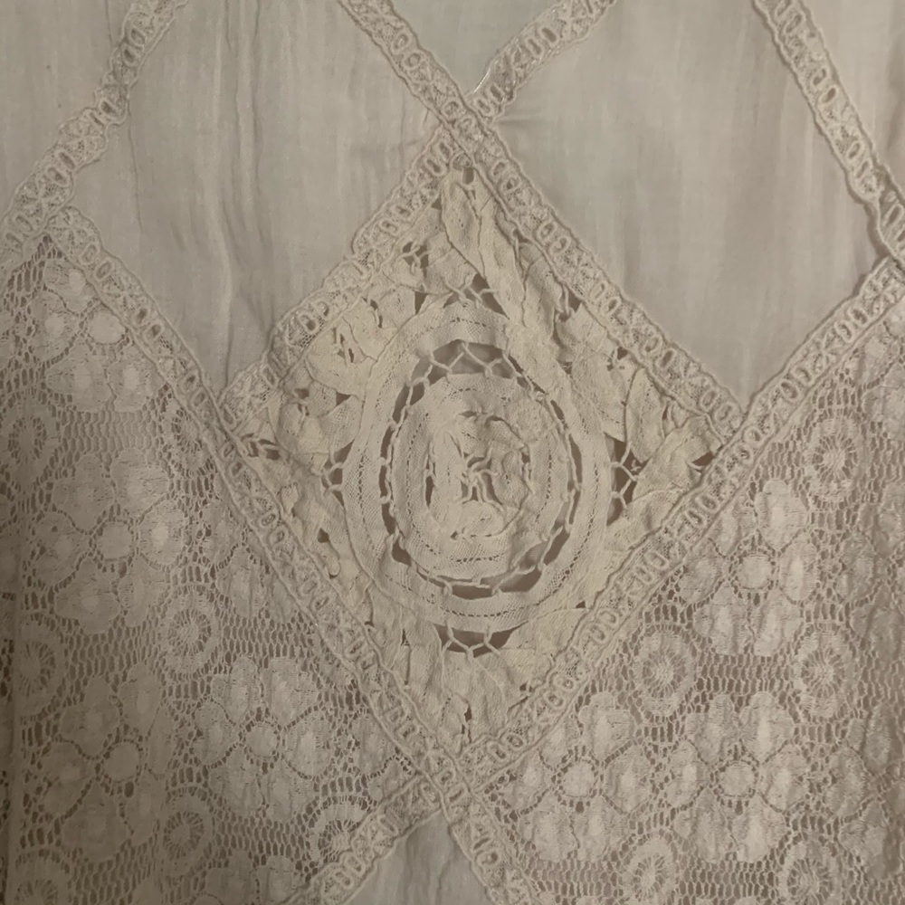 Altar’d State cream lace boho mini dress - Picture 3 of 6